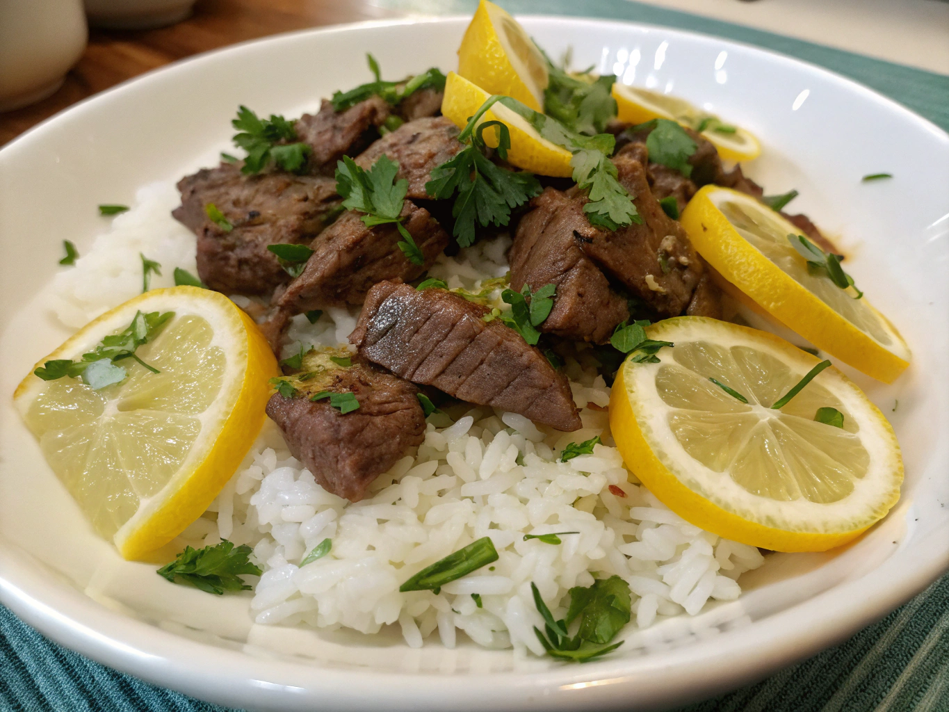 Boeuf CITRONNELLE RIZ