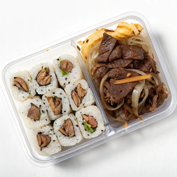 Boeuf aux Oignons Riz Sushi 580x580