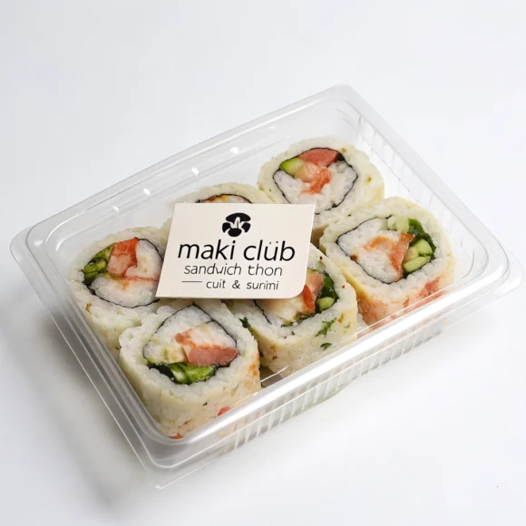 MAKI CLUB SANDWICH THON CUIT , SURIMI