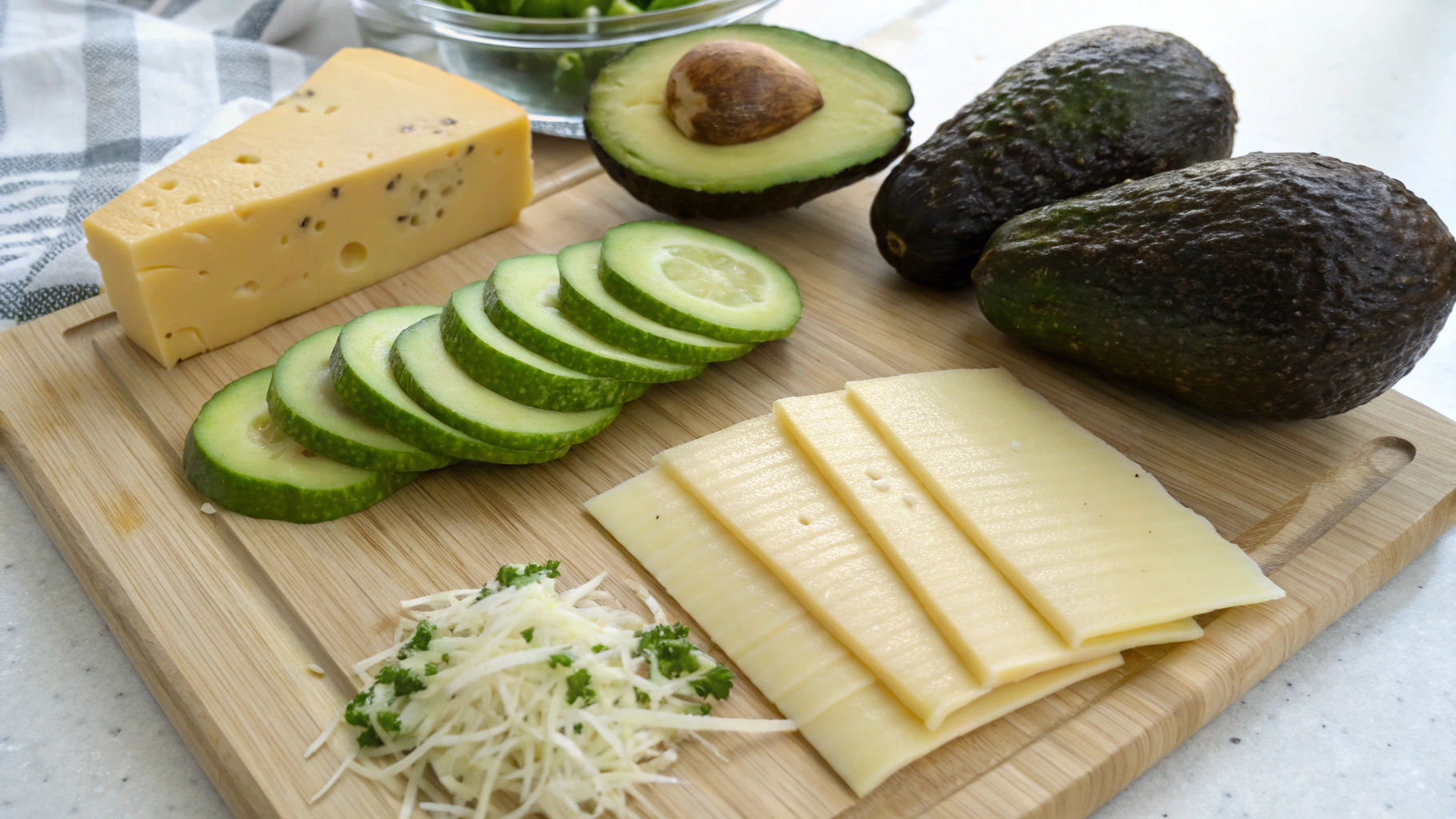 CALIFORNIA CHEESE AVOCAT CONCOMBRE : la recette facile ultime ! 2 CALIFORNIA CHEESE AVOCAT CONCOMBRE ingrediants