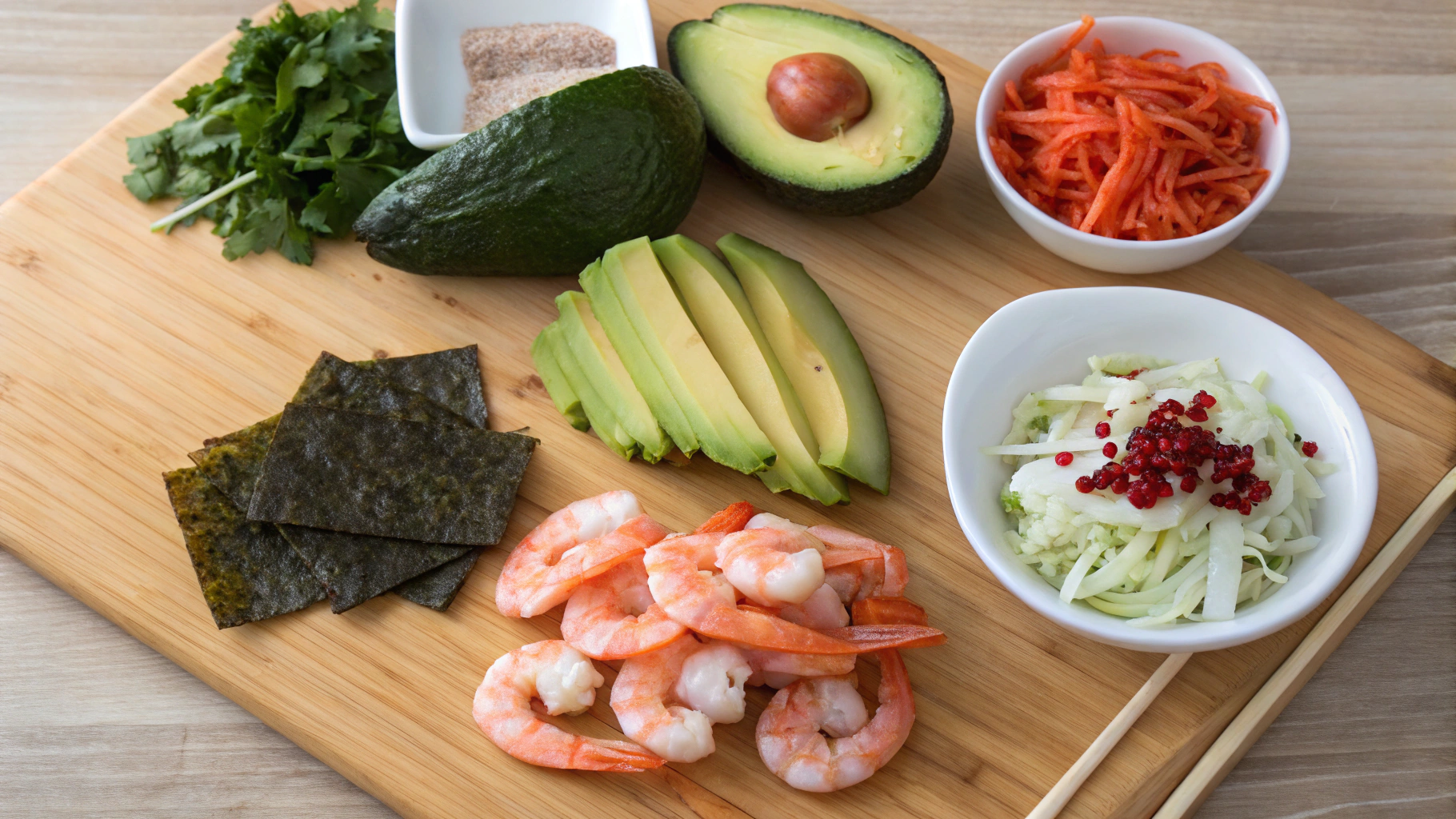 CALIFORNIA CREVETTE SPICY: Le secret ultime dévoilé 2 CALIFORNIA CREVETTE SPICY ingrediants