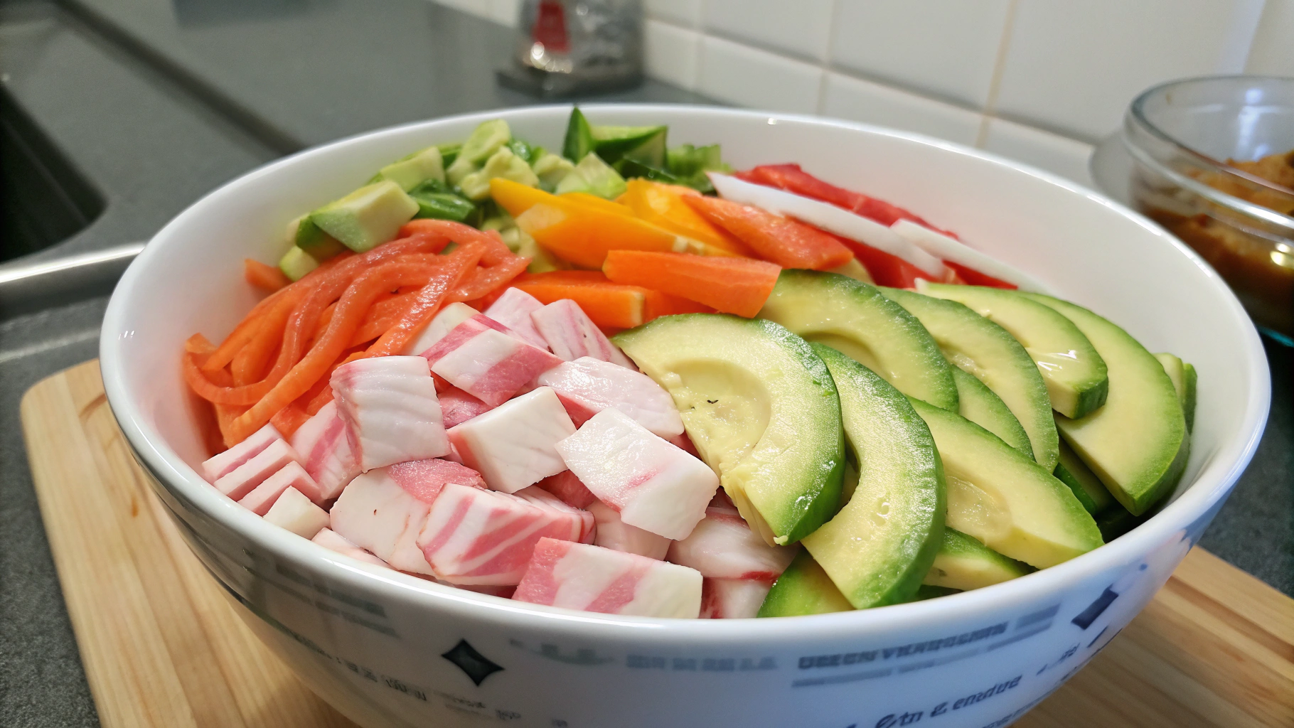 Le CALIFORNIA SURIMI AVOCAT parfait, secret dévoilé 2 CALIFORNIA SURIMI AVOCAT ingrediants
