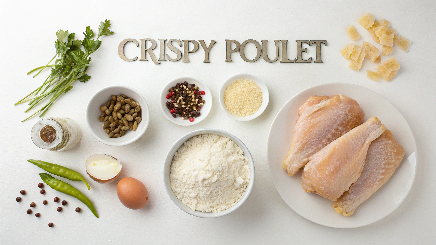 CRISPY POULET ingrediants