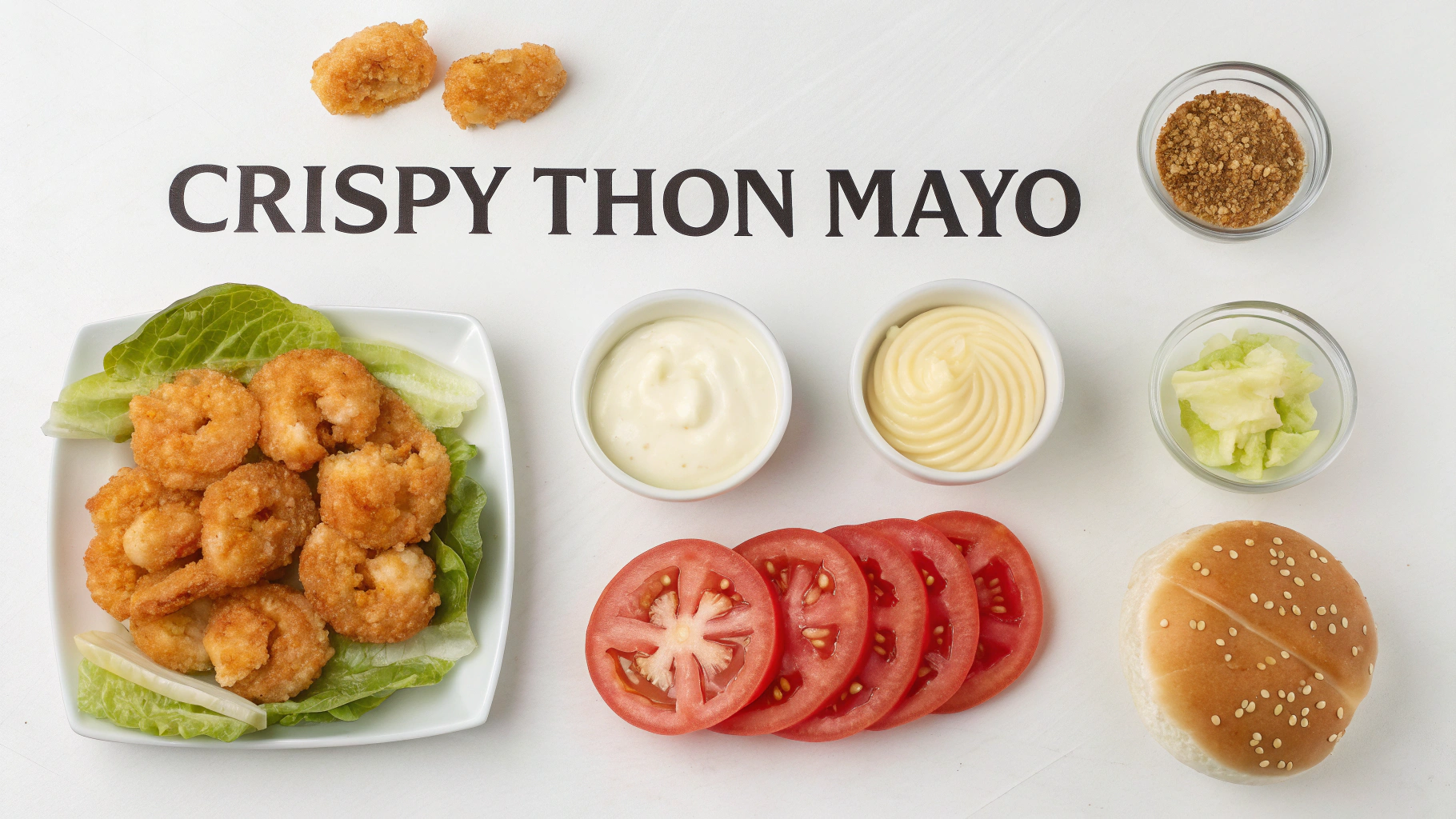 Comment réussir un CRISPY THON MAYO parfait ? 2 CRISPY THON MAYO ingrediants