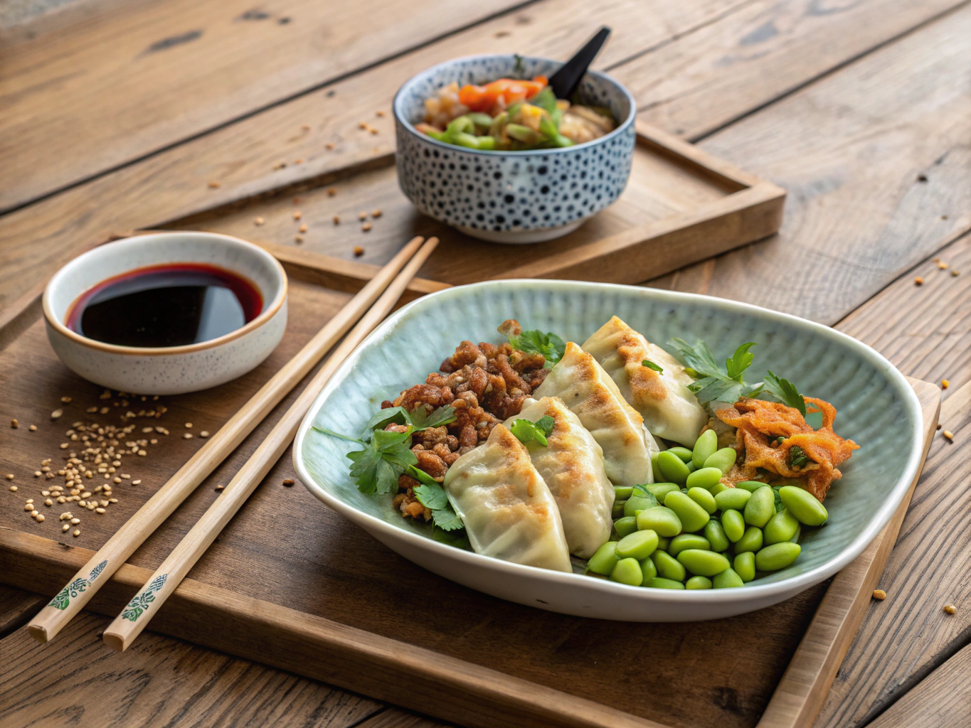 GYOZA PORC LEGUMES