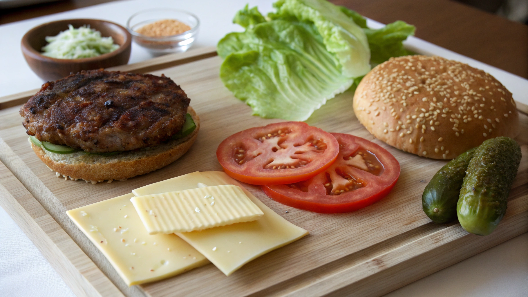 MAKI BURGER : L'explosion de saveurs à portée de main ! 2 MAKI BURGER ingrediants