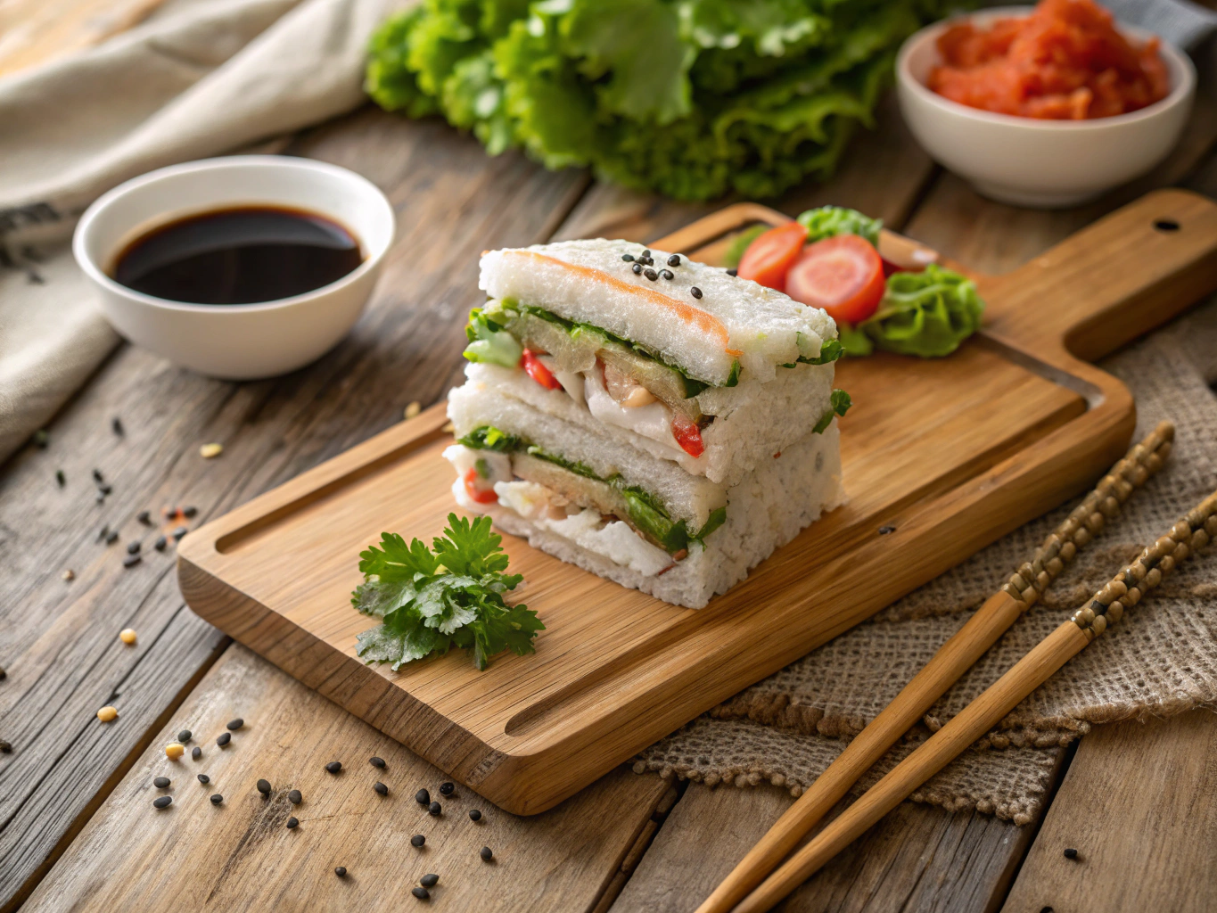 MAKI CLUB SANDWICH THON CUIT ET SURIMI