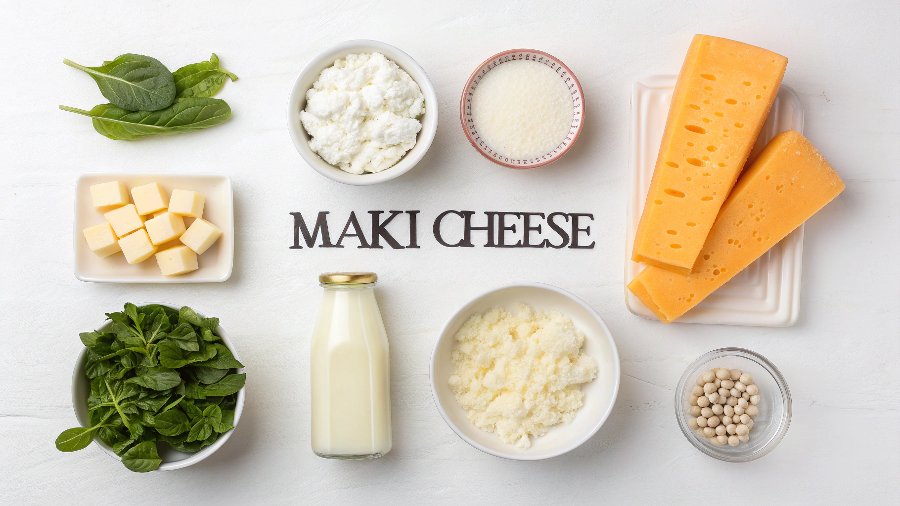 MAKI Cheese : Le secret facile pour le réussir ! 2 MAKI Cheese ingrediants