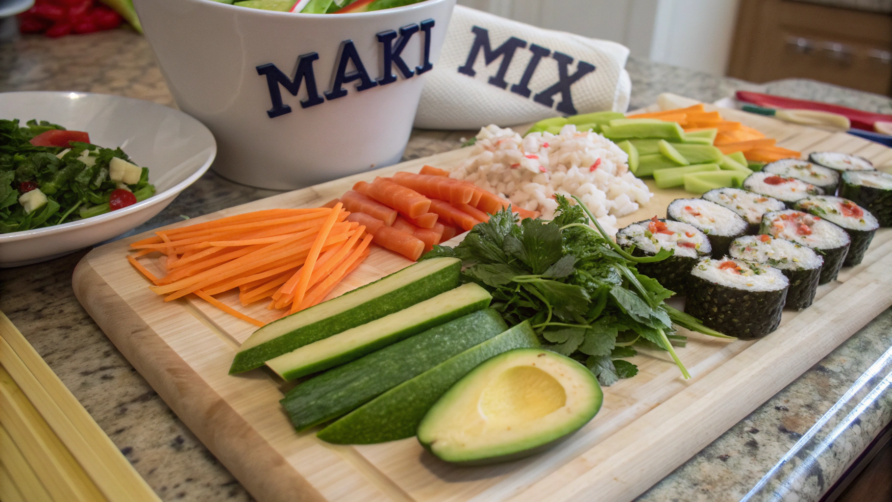 MAKI MIX : Le secret pour des rouleaux divins sans effort 2 MAKI MIX ingrediants