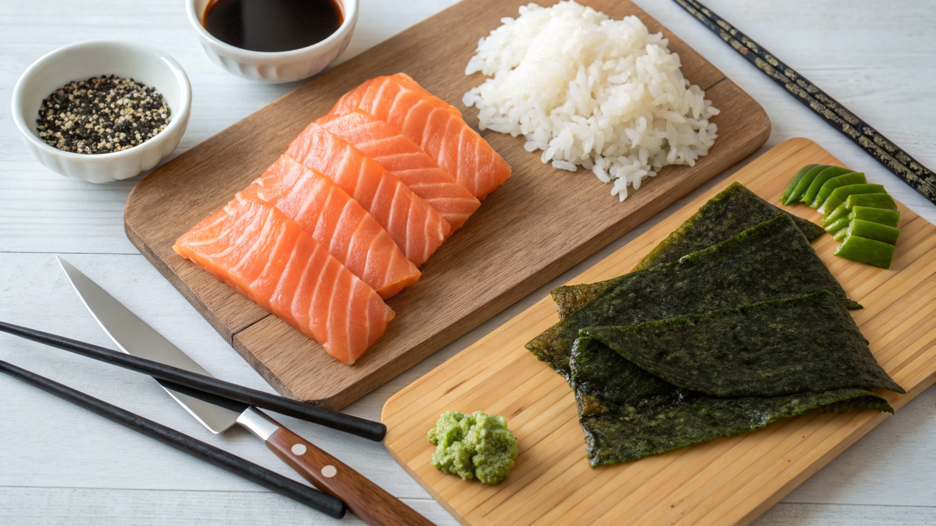 Comment préparer de délicieux nigiri salmon sushi 2 nigiri salmon sushi ingrediants