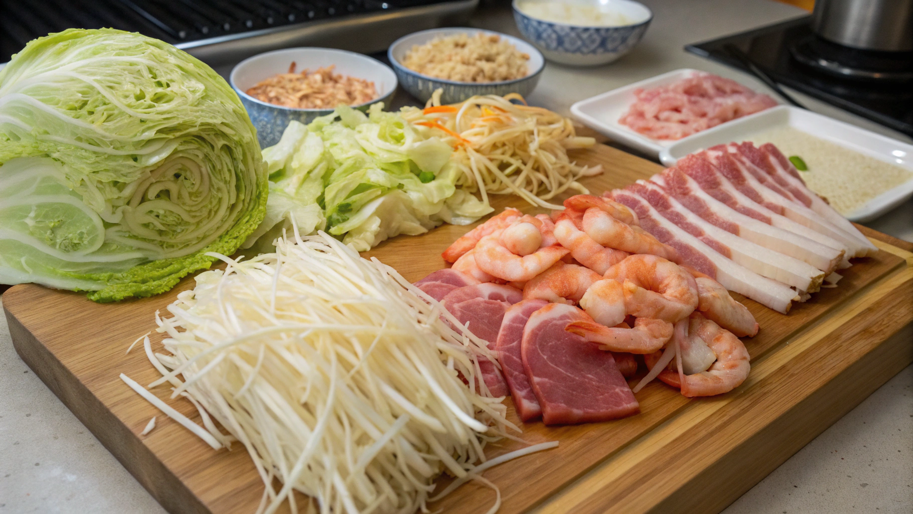 Comment réussir l'okonomiyaki Osaka parfait ? 2 okonomiyaki osaka ingrediants