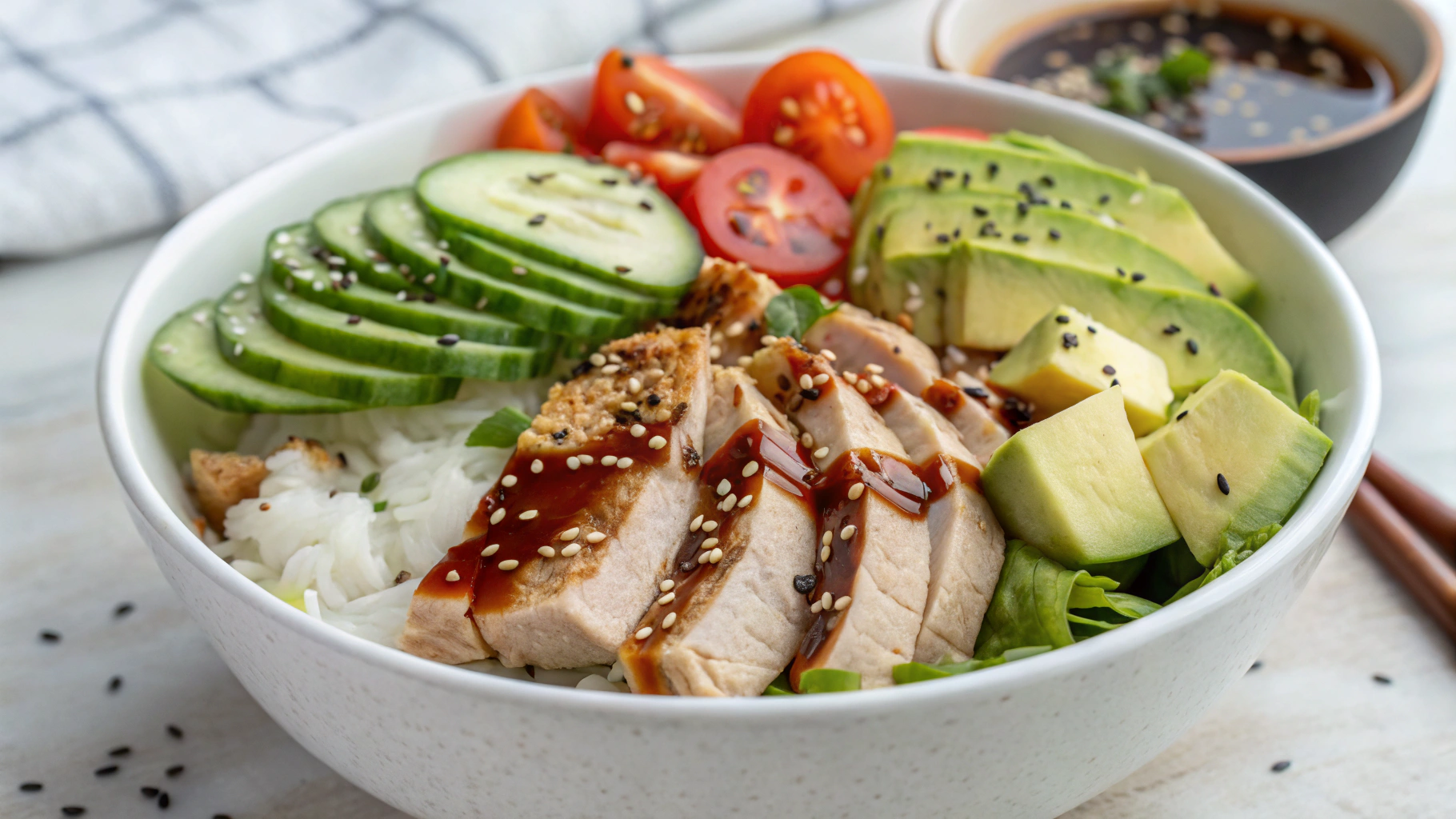 Le poké bowl poulet parfait: recette facile et gourmande 2 poké bowl poulet ingrediants
