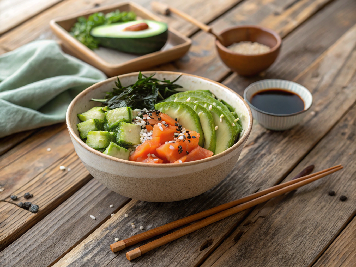poké bowl vegan
