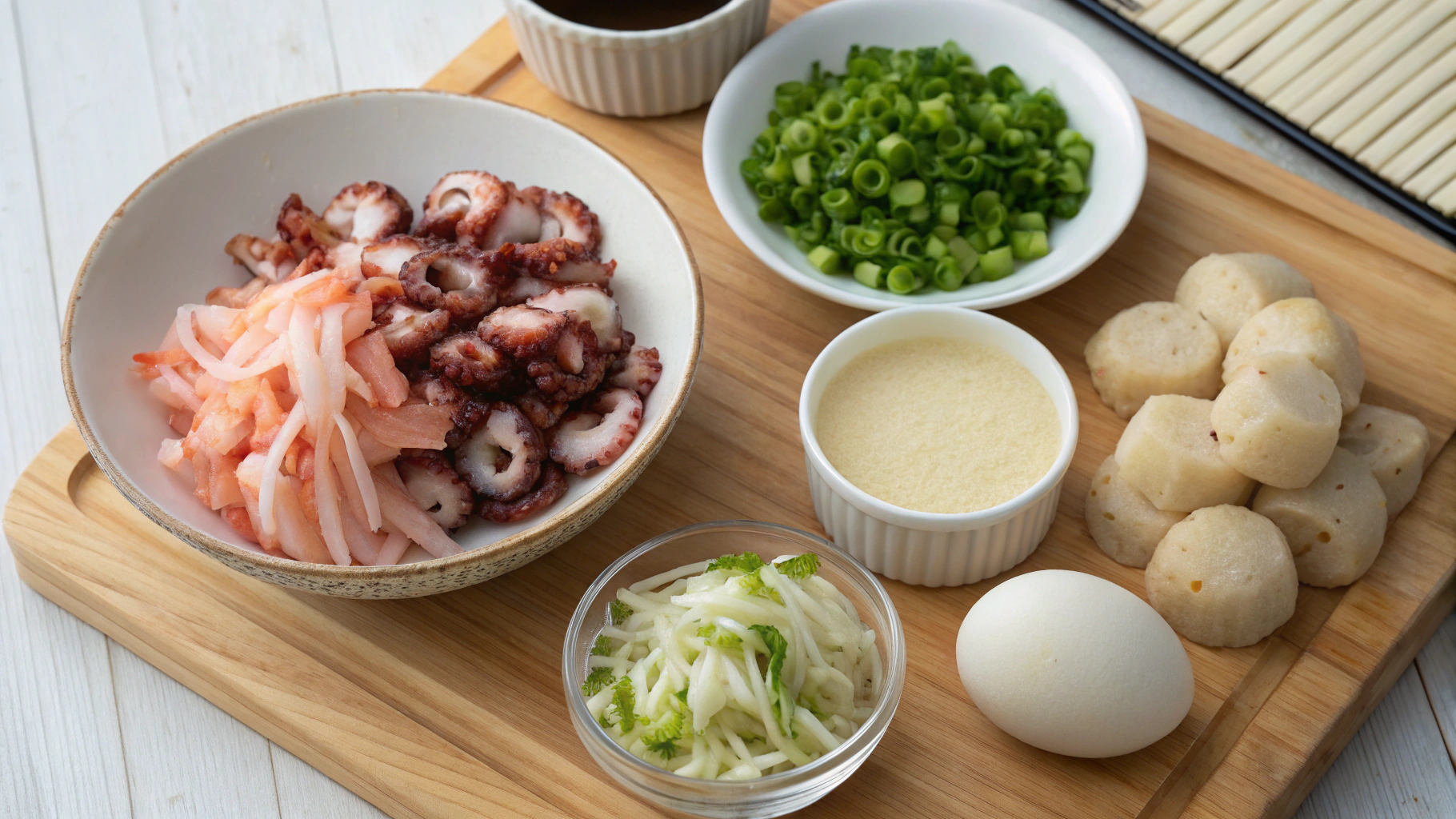 Takoyaki maison : la recette facile et savoureuse 2 takoyaki maison ingrediants