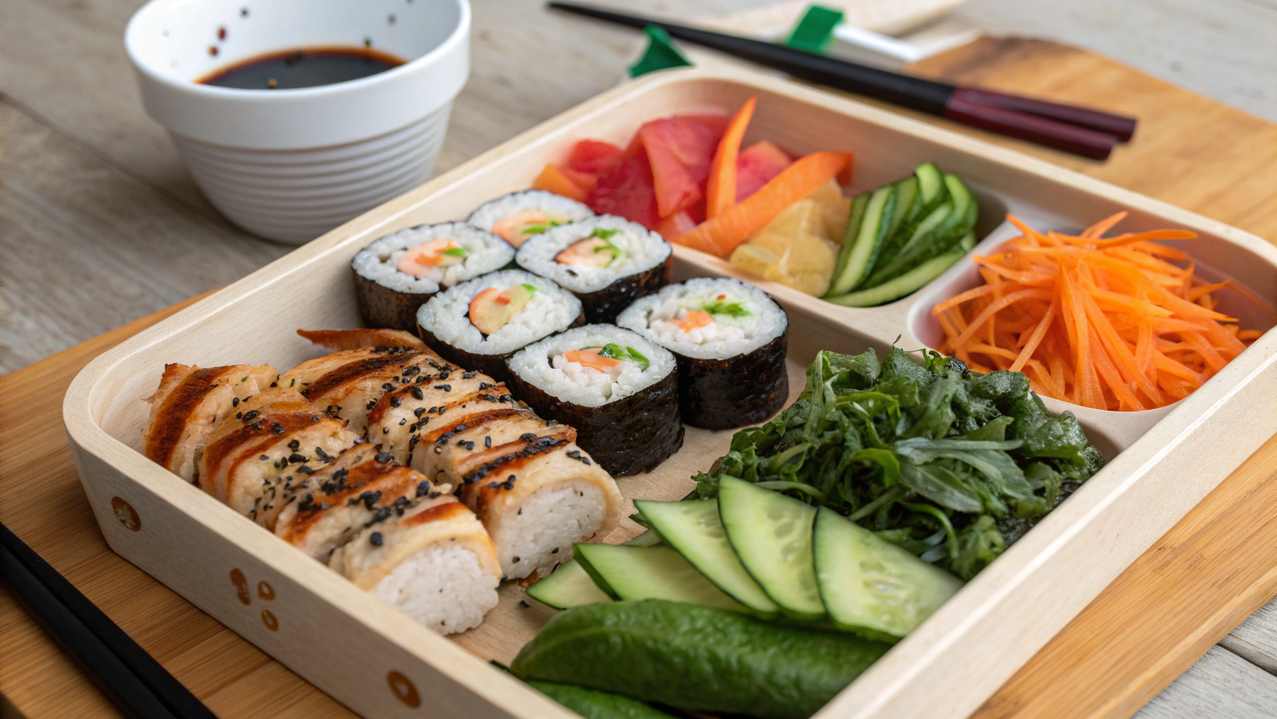 bento japonais ingrediants