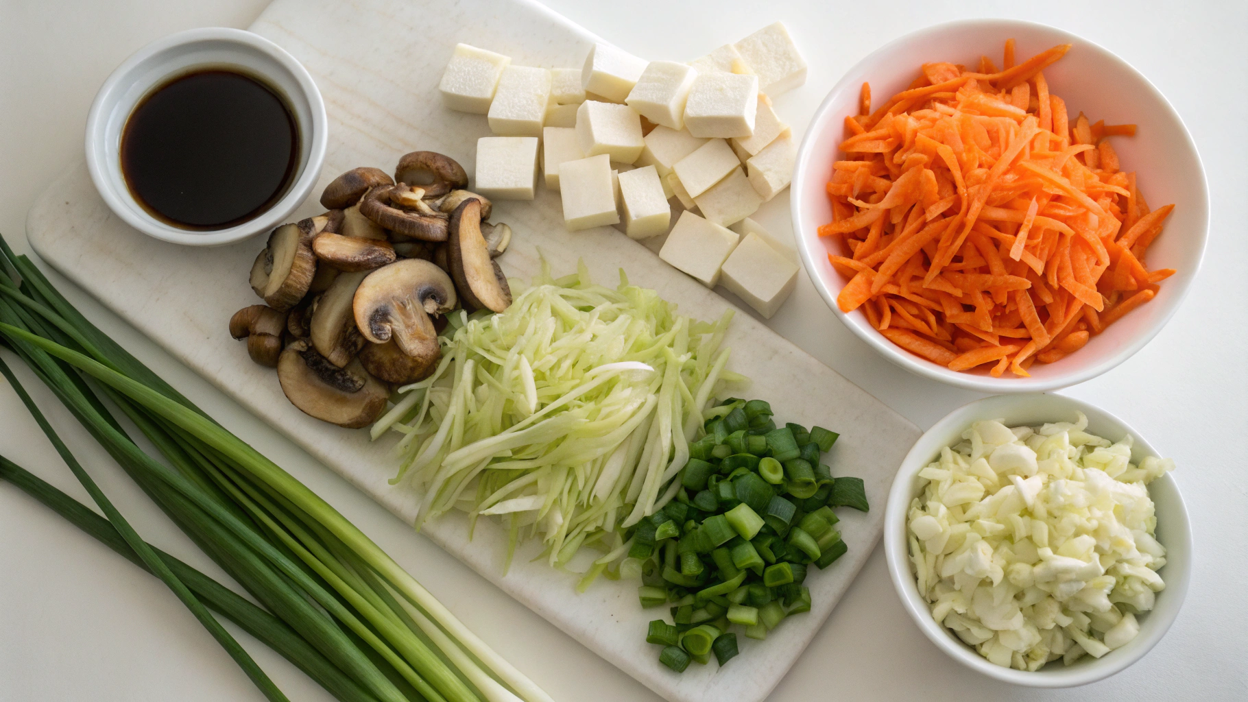 gyoza végétarien ingrediants