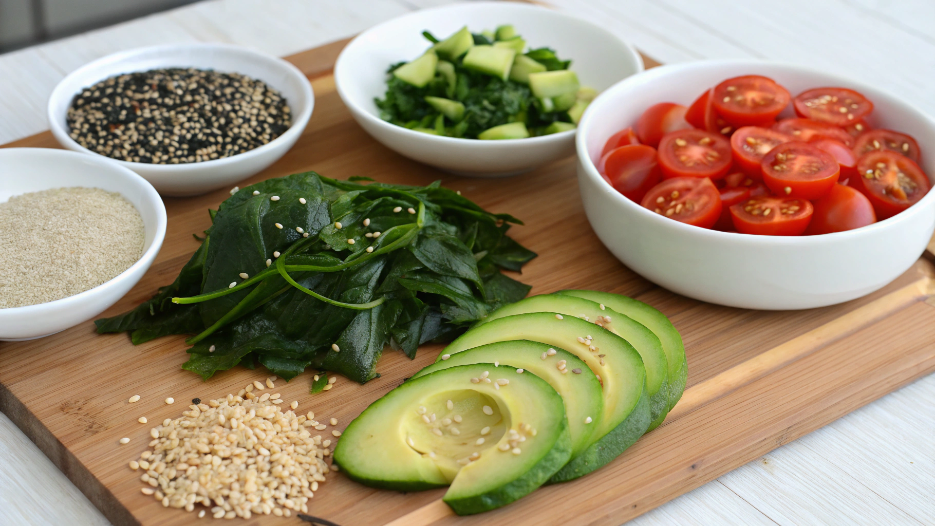 salade de wakamé ingrediants