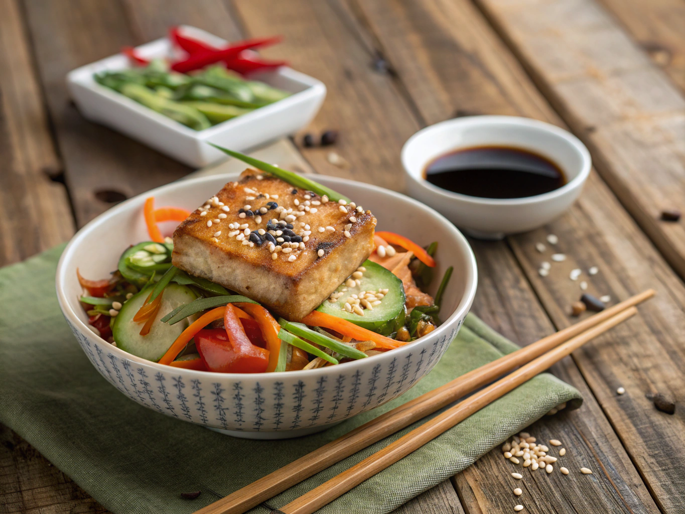 tofu croustillant