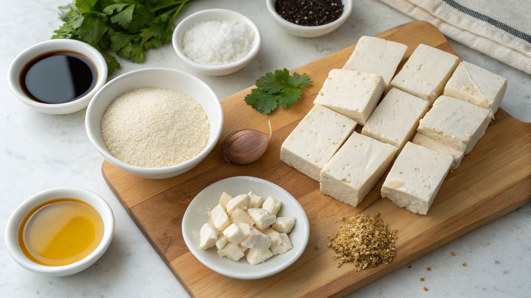 tofu croustillant ingrediants