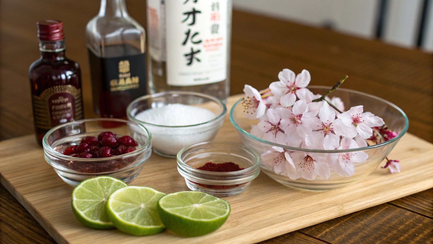 sakura cocktail ingrediants