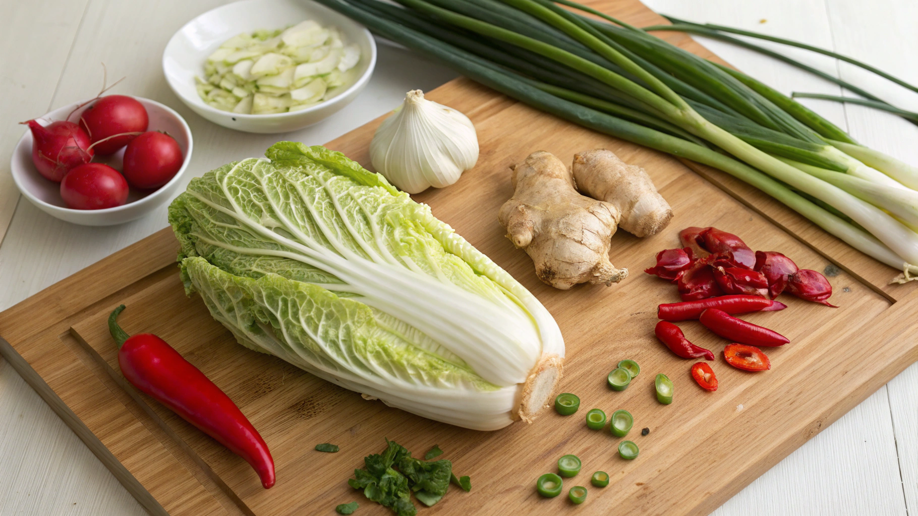 Kimchi ingrediants
