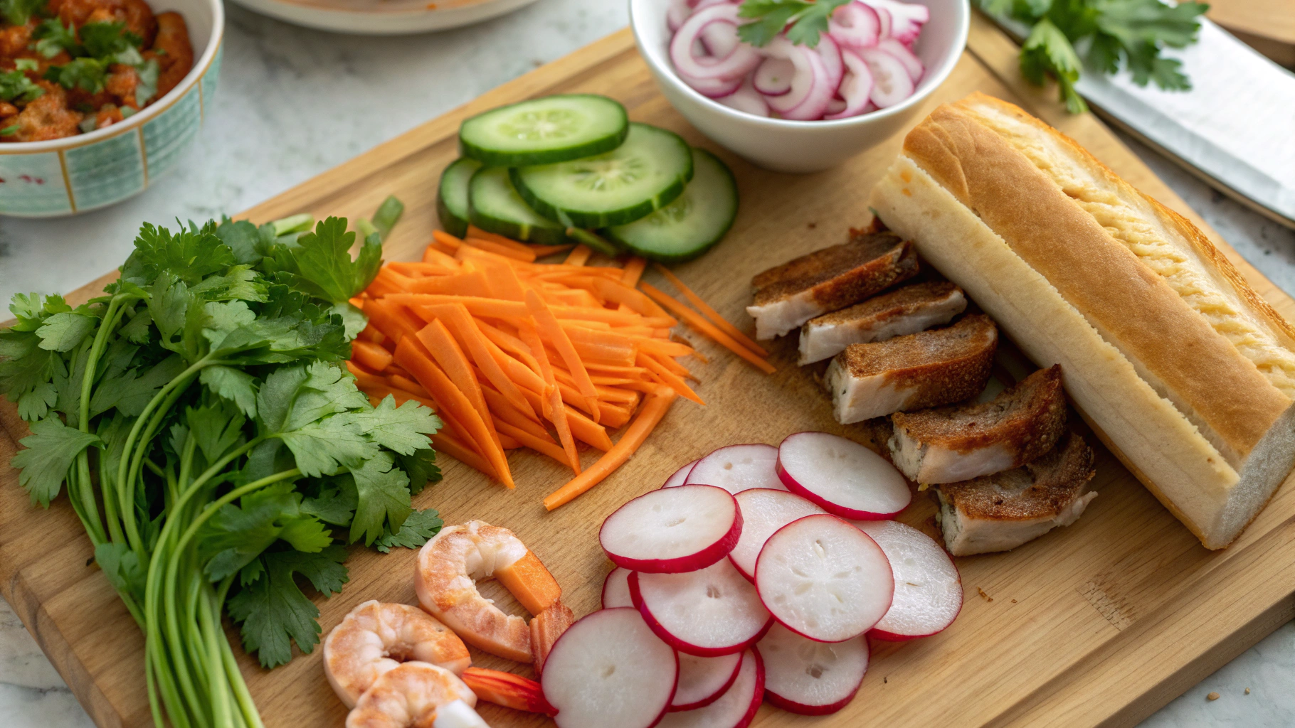 Banh Mi ingrediants