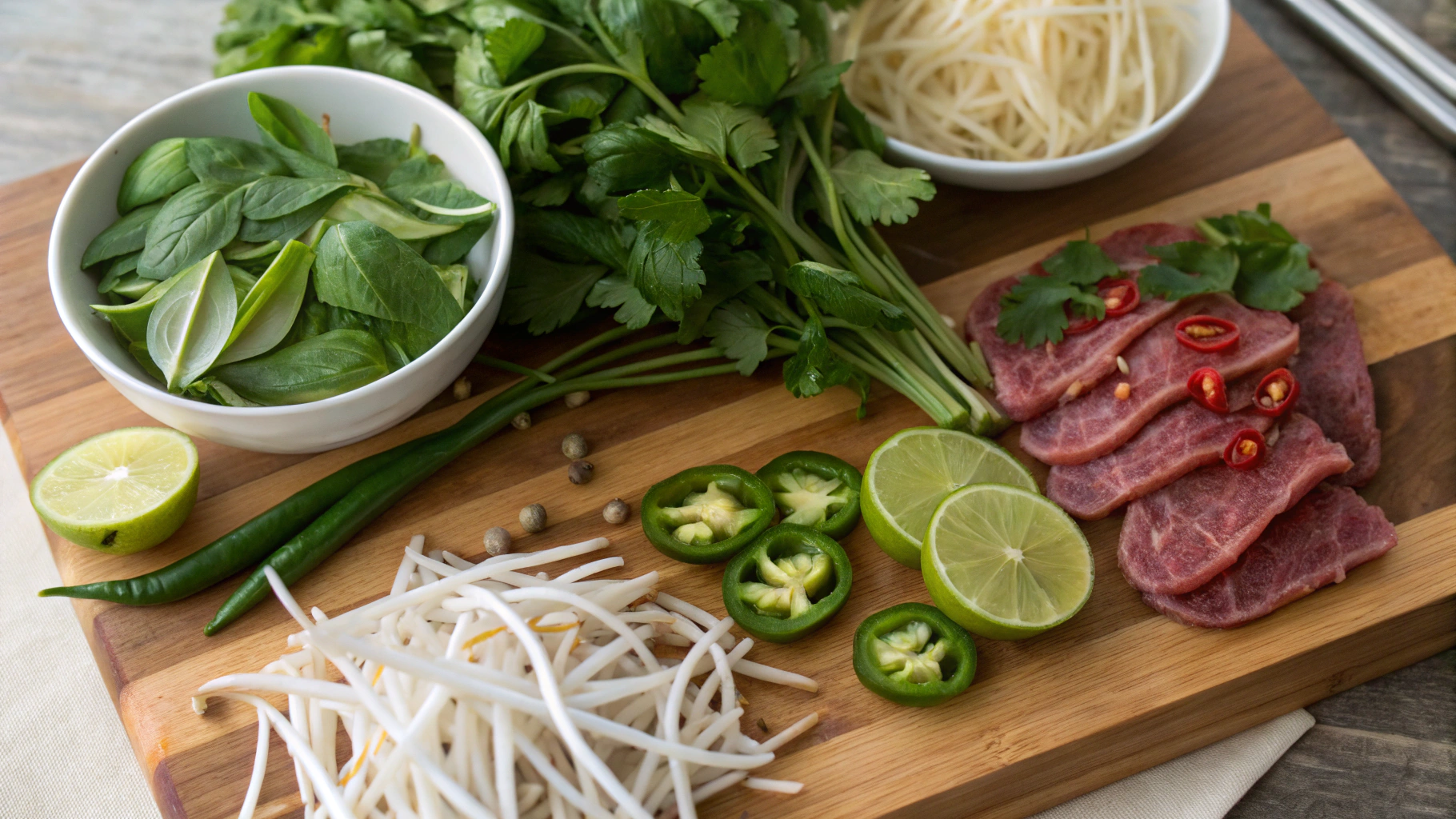 Pho ingrediants