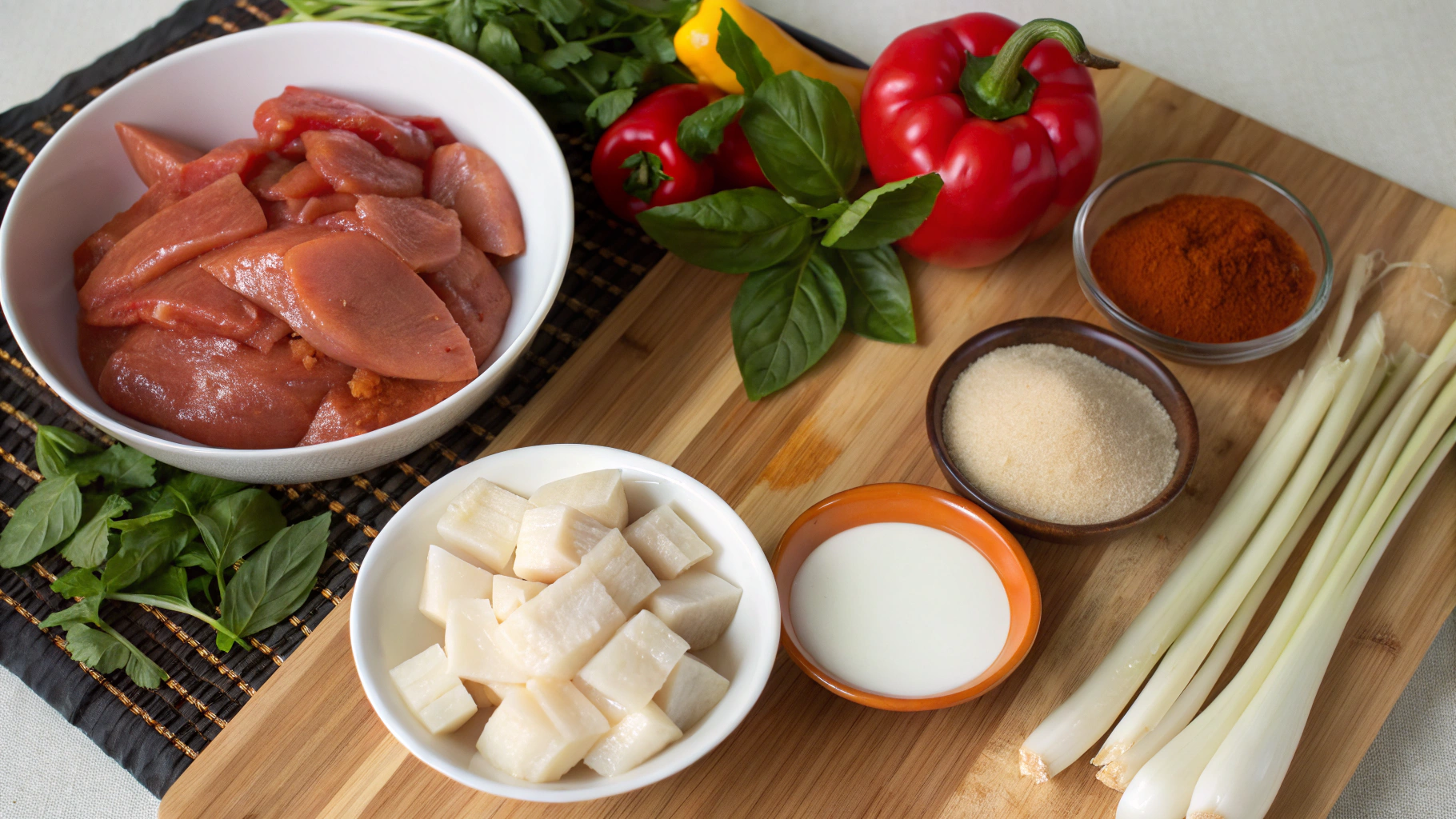 Red Curry ingrediants